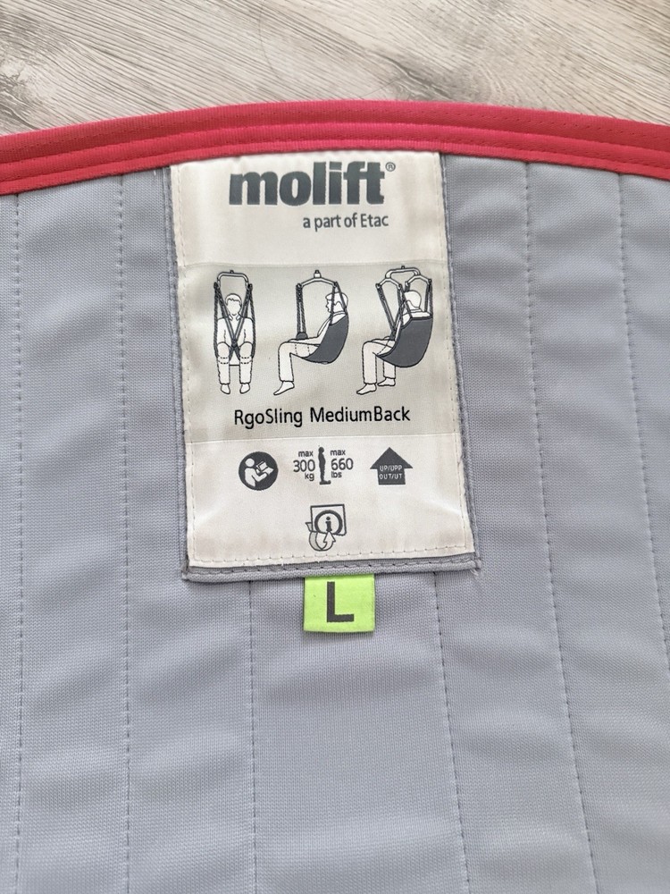 Etac Molift RgoSling Medium Back Patient Sling Size L