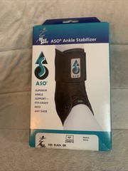 Med Spec ASO Ankle Stabilizer – Size Small, Black New