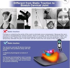 Multi-Functional Cervical Traction Device, Electric Neck Stretcher with Dynam…