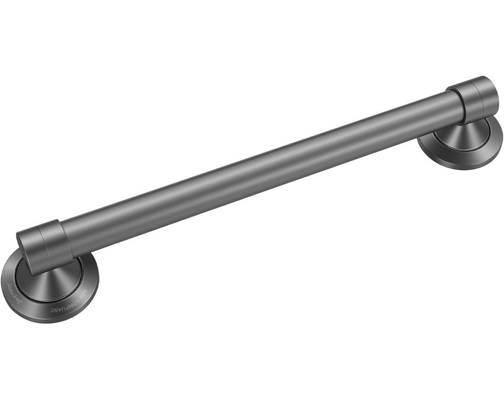 Elderly Safety Grab Bar ADA Certified 16 Inch Stainless Steel with Plastic Mount
