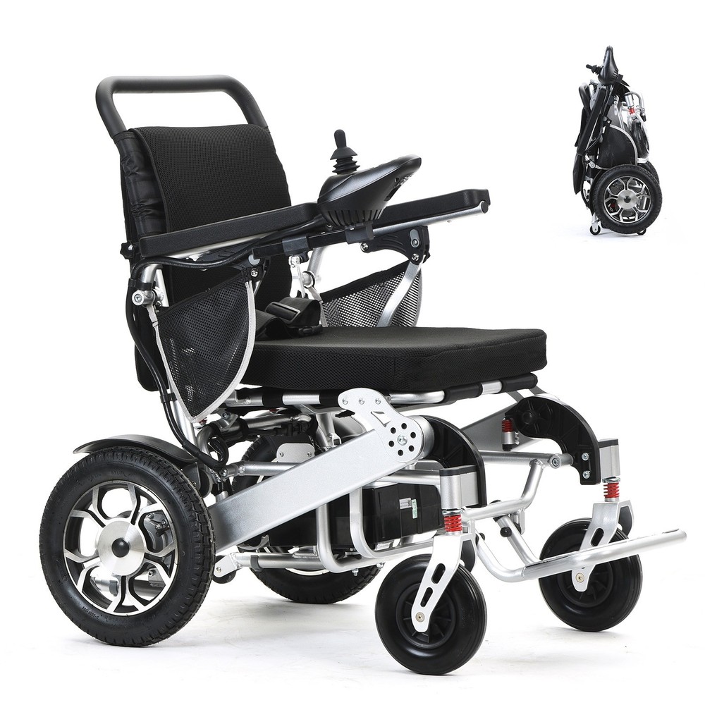 Lightweight Foldable Heavy Duty All Terrain Electric Wheelchair Mobility Scooter