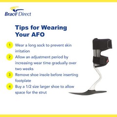 Reaction Plus AFO- Lightweight Design for Drop Foot – Brace Direct