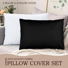 Custom Long Decorative Pillow 14×20 Inch Lumbar Throw Pillow Insert and Cover…