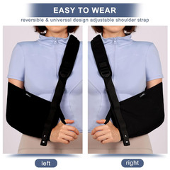 Arm Sling for Shoulder, Wrist, Elbow Injuries, Breathable and Adjustable Shoulde