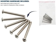 Grab Bar Bundle – ADA Compliance – 1.5″ Diameter – 18″, 36″, 42″ Lengths – Pa…