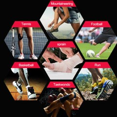 Ankle Support Brace Compression Tendon Strap Elastic Bandage Sport Foot Wrap US