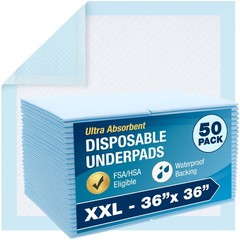 DMI Extra Large 36″ x 36″, 50 Count, Ultra 36″ x (50 Count), Blue