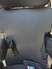 Quickie Iris Recline Tilt in Space Wheelchair 17″ x 16″ Or 15″ ? Used 17″x16″