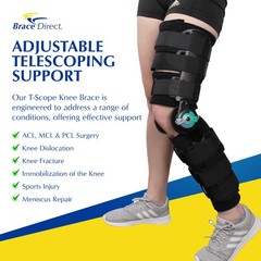 Knee Post Op ROM T Scope Brace for ACL, MCL, PCL