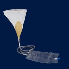 Reusable Male Portable Urinal Pee Holder Bag used for Urinary Incontinence Aid!