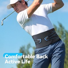 AGPTEK Back Brace for Lower Pain Relief, Breathable Air Mesh Large