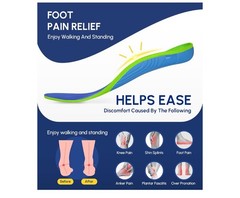 Cloudflo Plantar Fasciitis Insoles Men High Arch MEN 8.5-9.5|WOMEN 10.5-11.5