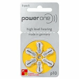 Power One Size 10 Hearing Aid Batteries (120)
