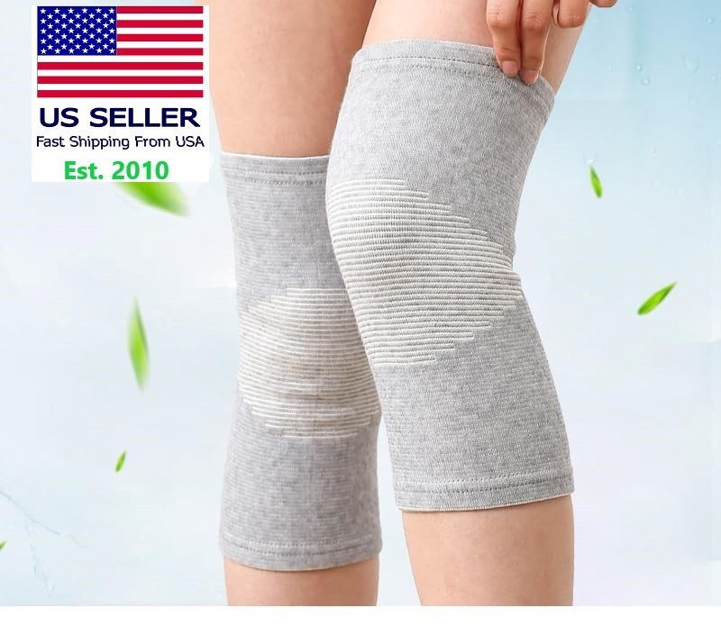 1 Pair~Knee Support Elastic Compression Knee Sleeve for Arthritis Sport Pain~USA