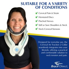 Cervical Traction Collar- Electric Pump- Neck Traction Device for Pain Relief