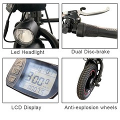12Inch Wheelchair Attachment Electric Handcycle Handbike 36V 250W/350W/500W 17AH