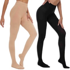 Moderate Support Gradient Compression Pantyhose for Women Swelling Edema