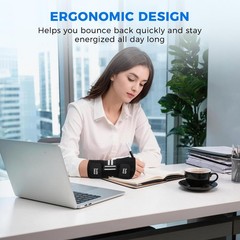 Ergonomic Carpal Tunnel Wrist Brace with 3 Splints, Breathable Support for Pain