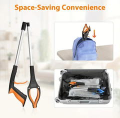 1PCS 32in Garbage Picker Gripper Tool with 360° Rotating Head – NEW