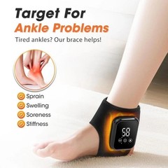 Foot Renew Triple Method Massager Heat Vibration for Heel Arch Ankle Neuropathy