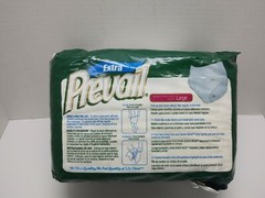 Prevail SizeLarge 44″to58 Adult Disposabe Underwear Pack of 18 New in Sealed Pak
