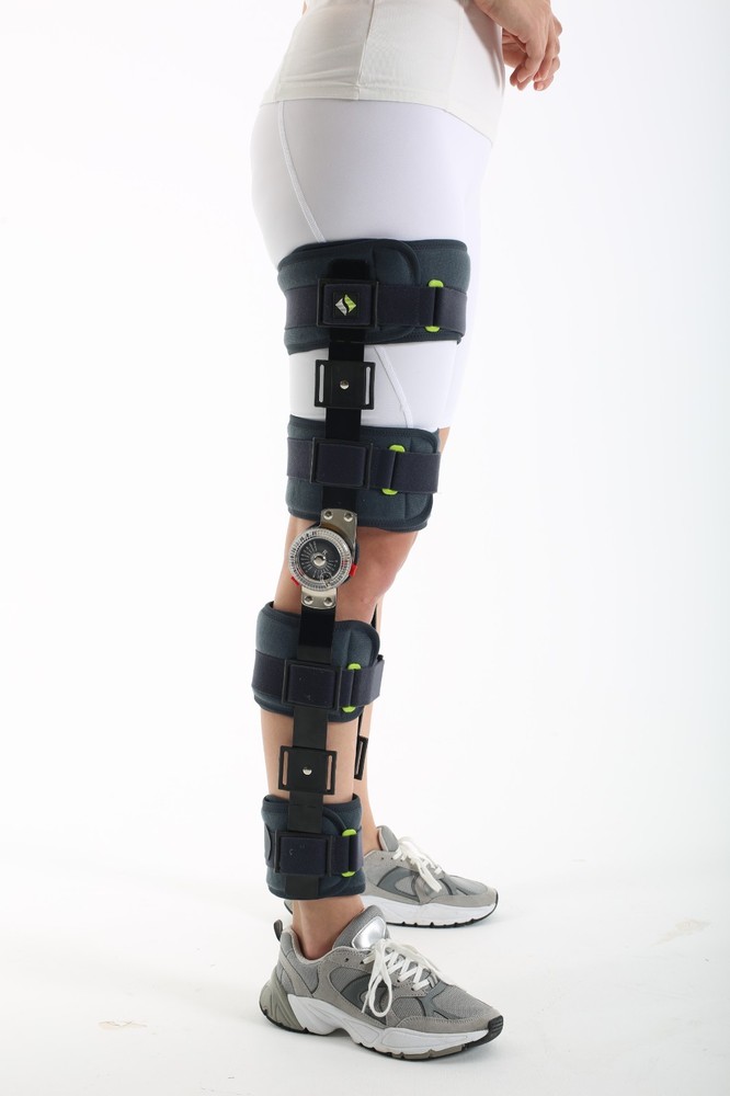 SUPPORTLİNE Adjustable Angle Knee Brace Hinged Support for Injury Surgery &Rehab