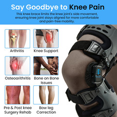 UPGRADED OA Medial Unloader Knee Brace for Men and Women Osteoarthritis & Arthri