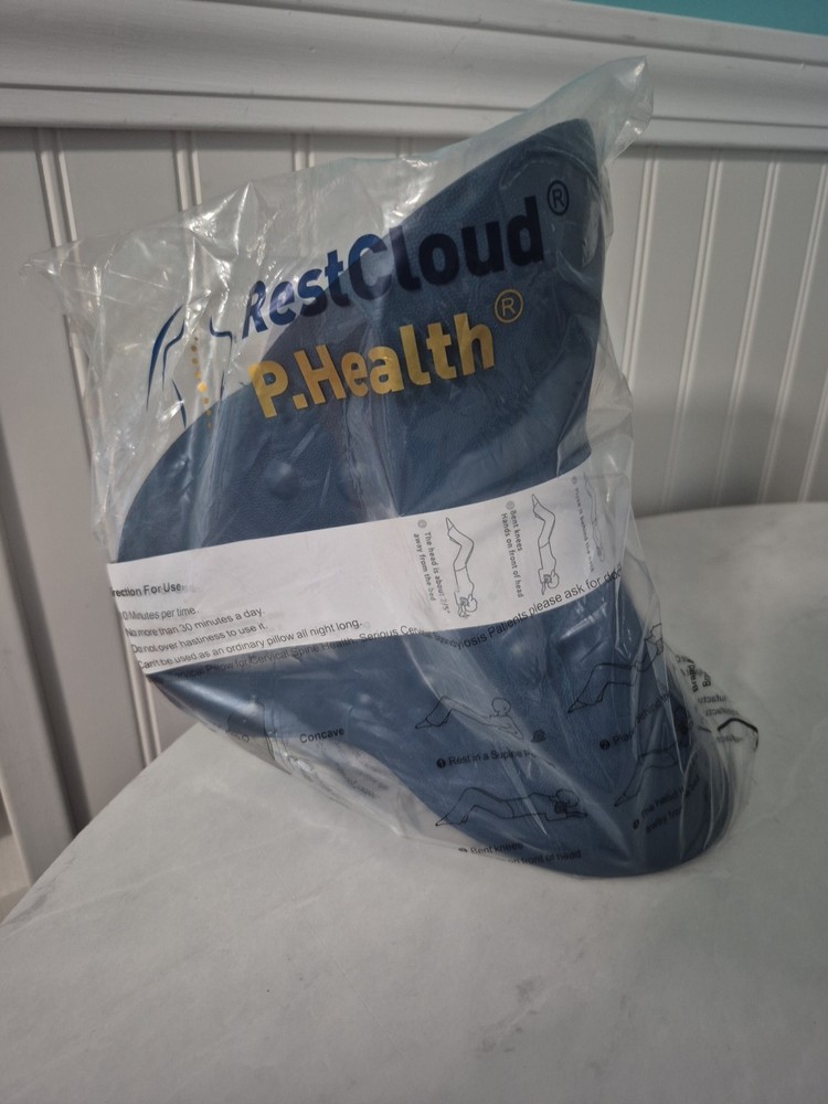 RESTCLOUD/C-shaped Cervical Traction Device/DARK BLUE/NEW