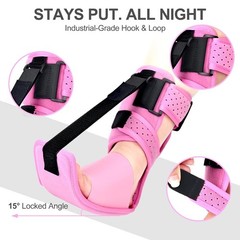 Plantar Fasciitis Night Splint SBR Arch Massage Nodes Dorsiflexion Brace unisex