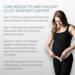 Core Products Baby Hugger Lil’Lift Maternity Pregnancy Belly Support Comfort USA