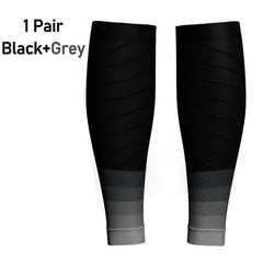 1 Pair Compression Calf Sleeves Breathable Nylon Blend Supportive Design for Run