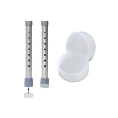 Walker Glide Caps, Pack of 4, Tips for Walkers to Help Smoothly Walk on Indoor