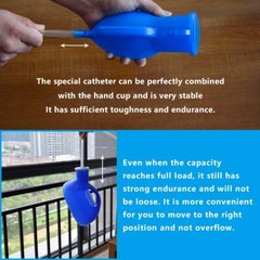 Men’s Urinal with Hand-held Portable Urine Cup 2000 ml Large Capacity Male ur…
