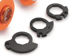 KTM Closed Lock On Hand Grip Set, 300, 350, 450, 500, XC, Standard, Black