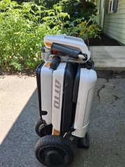 Movinglife ATTO Portable Folding Mobility SIcooter,BRdjstable Seat, LED Display