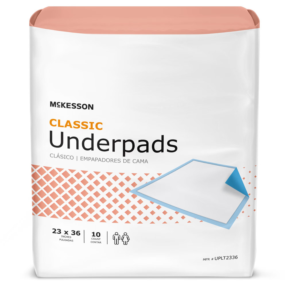 McKesson Classic Plus Underpad 23 X 36″ UPLT2336 10 count pkg. *** NEW