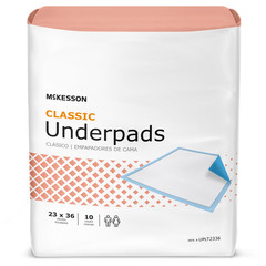 McKesson Classic Plus Underpad 23 X 36″ UPLT2336 10 count pkg. *** NEW