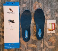 Aetrex Men’s L700 Speed Lynco Orthotics Medium/High Arch Support Size 8
