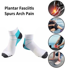 Compression Socks Ankle Support Sleeves Brace Foot Pain Relief Plantar Fasciitis