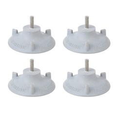 4pcs Elder Shower Chair Replacement Feet In Durable Rubber Material Popular