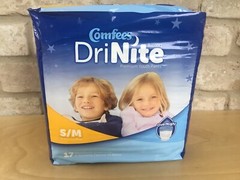 Comfees DriNite Juniors Premium Youth Pants S/M 38-65Lbs (17-29kg) 17pcs