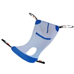 Uimoso Full Body Patient Lift Sling Commode Opening Medical Aid Sling L-Size