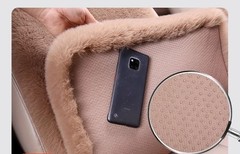 Faux Rabbit Fur Plush Car Seat Cushion Winter Warm Universal‑Fit Pad
