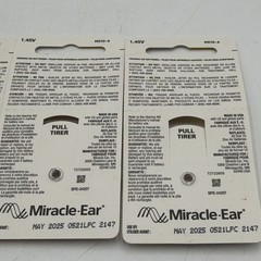 Lot Of 3 Miracle. Ear Premium Zinc Air Size 10 Mercury Free 1.45v 4 Pack (12)