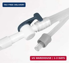 lifevv 4 Pack 750ml Catheter Leg Bag Urinary Drainage Bag, Anti-Reflux Valve, Cl
