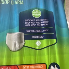 Prevail Per-Fit Daily Underwear Medium Extra Absorbency 20 ct 34 In – 46 In