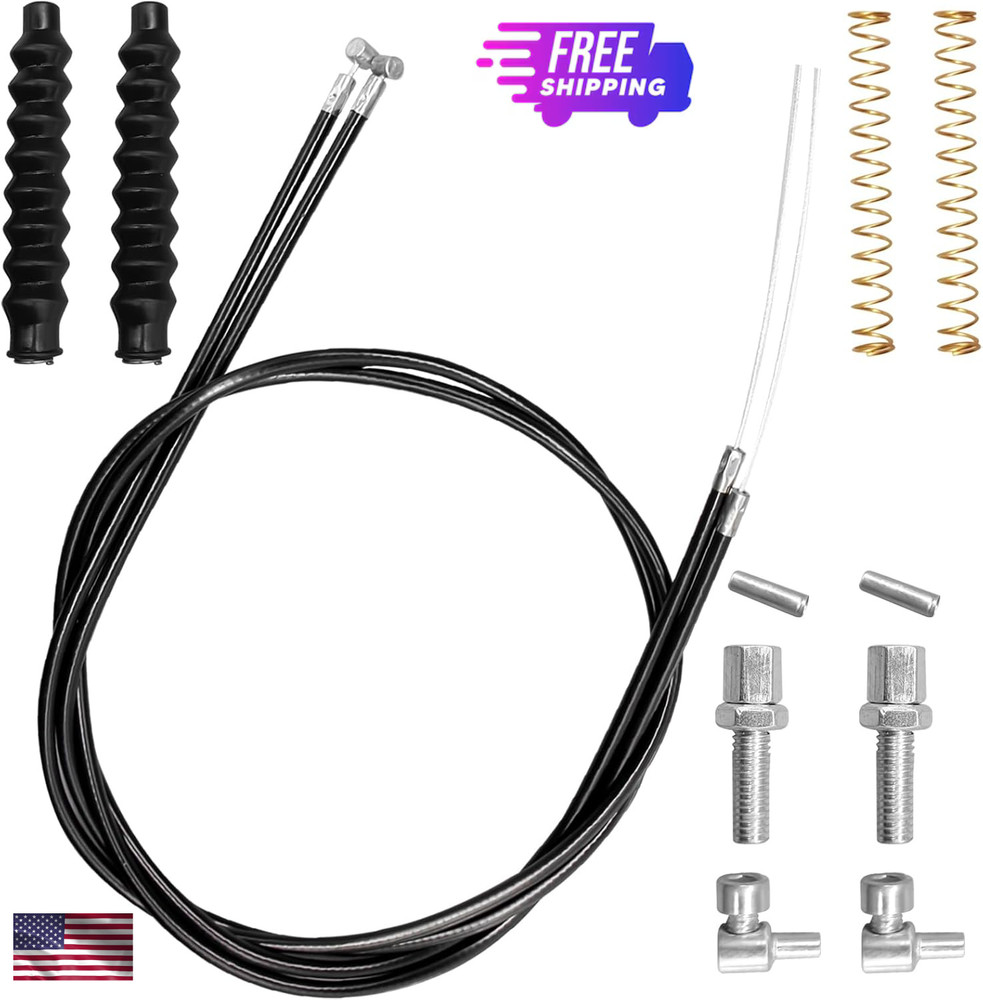 14Pcs Brake Cable Drive Rollator Replacement Parts, Brake Cable Parts for Walker