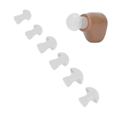 6pcs Hearing Aid Earplug Soft Silicone Replacement Buds For All-Day Comfort