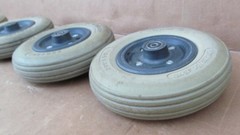 Hoveround Teknique XHD Electric mobility scooter parts: 4 rear caster wheels
