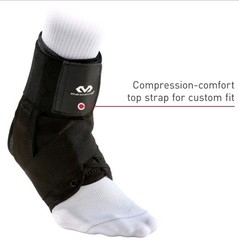 McDavid Sport Ankle Brace Breathable Adjustable Strap Black S 🟣
